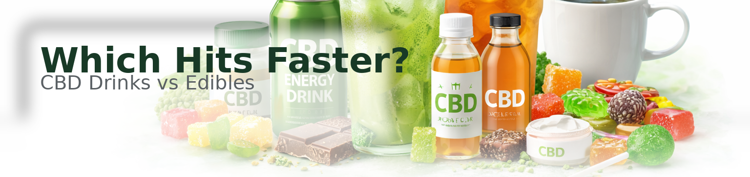 CBD Drinks vs Edibles featured image