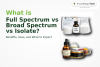 Full Spectrum vs Broad Spectrum vs Isolate infographic